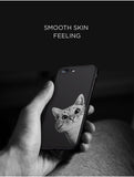 Mate Black 3D Cat Phone case
